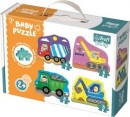 Baby puzzle - Vozidla na stavbě 4v1