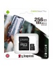 KINGSTON Micro SDXC CANVAS 256GB UHS-I + adaptér