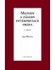 Metody a zásady interpretace práva (2.vydání) (Gustáv Kováč; Anna Porubenová; Katarína Černá; Tatiana Bulíková)