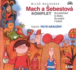 Mach a Šebestová - komplet 5 CD (Čte Petr Nárožný) (audiokniha) (Miloš Macourek)