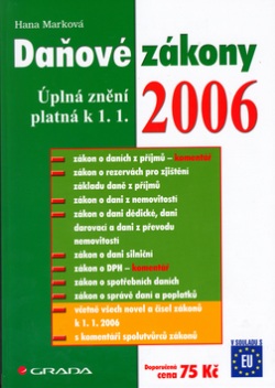 Daňové zákony 2006 (Hana Marková)