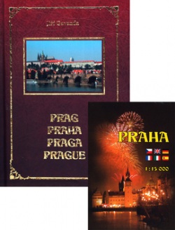 Prag Praha Praga Prague + mapa Praha 1:15 000 (Jiří Gavenda)
