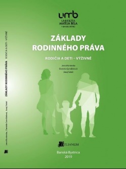 Základy rodinného práva (Jana Muránska, Daniela Gandžalová, Juraj Takáč)