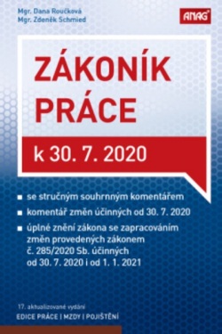 Zákoník práce k 30. 7. 2020 (sešitové vydání) (Zdeněk Schmied; Dana Roučková)