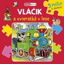 Knížkové puzzle - Vláčik a zvieratká v lese (SK vydanie) (Pavlína Šamalíková)