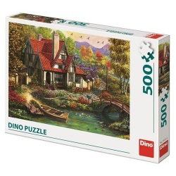 Puzzle 500 Chata u jezera