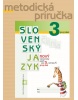 NOVÝ Slovenský jazyk pre 3. ročník ZŠ – 1. časť – Metodická príručka (Z. Stankovianska, R. Culková)