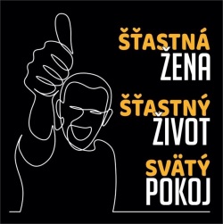 Pánske tričko Ženích - Šťastná žena, pokoj L čierne