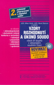 Vzory rozhodnutí a úkonů soudu + CD (Milan Holub)