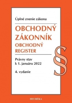 Obchodný zákonník, Obchodný register. Úzz, 4. vyd. 1/2022