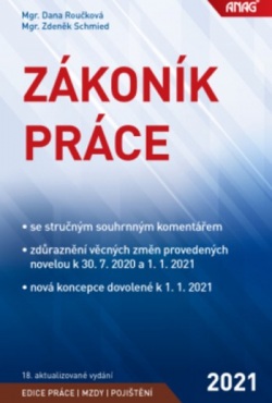 Zákoník práce 2021 - sešit (Zdeněk Schmied; Dana Roučková)