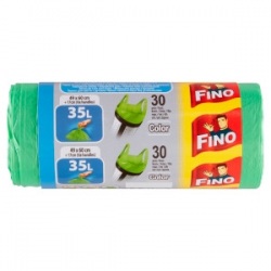 FINO vrecia na odpad s uchom zelené 30 ks 35 L