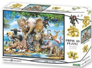 3D puzzle Afrika úsmev 63 dielikov