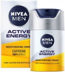 Nivea Men Active Energy 100% Natural Caffeine krém na pokožku pre mužov 50ml