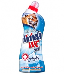 Fixinela WC gel Oceán na hrdzu a vodný kameň 750 ml