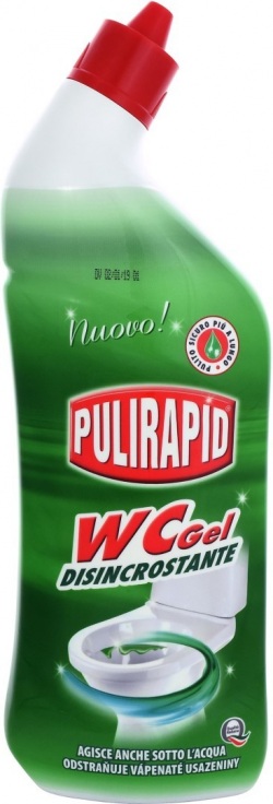 Pulirapid WC Gel - Čistiaci gél na toaletu 0,75 l