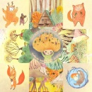 Príbeh lesnej víly Sašky - detské skladacie leporelo (Johana Chrienová, Michal Klaučo)