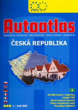 Autoatlas ČR 1:240 000 (Josef Pašek; Jaroslav Pašek)