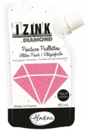 Diamantová barva IZINK Diamond - broskvová růžová, 80 ml
