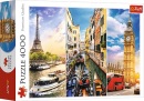 Trefl Puzzle 4000 - Výlet okolo Európy