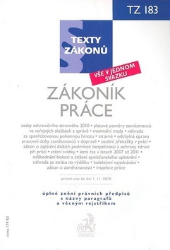 Zákoník práce, právní stav ke dni 1.11. 2010 (Kolektív autorov)