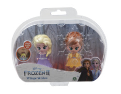 Frozen 2: 2-pack svítící mini panenka - Elsa Opening & Ana Opening