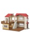 Darčekový set - Poschodový dom s červenou strechou C