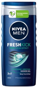 NIVEA Men Sprchovací gél pre mužov Fresh Kick 250 ml