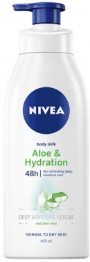 NIVEA Ľahké telové mlieko Aloe & Hydration 400 ml