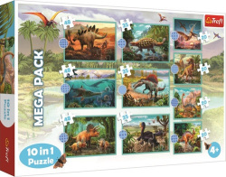 Puzzle Dinosauri MEGA PACK 10v1