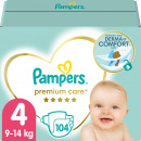 Pampers Premium Care 9-14kg detské plienky Maxi4 104 ks