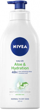 Nivea Ľahké telové mlieko Aloe & Hydration 625 ml