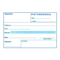 Potvrdenka A6 samoprepisovacia 290