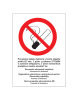 Etiketa Zákaz fajčiť 185x131 mm