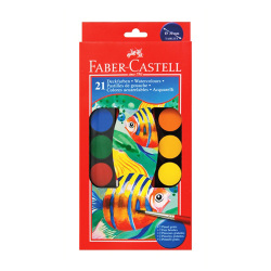 Faber-Castell vodové farby 30 mm 24 kusov
