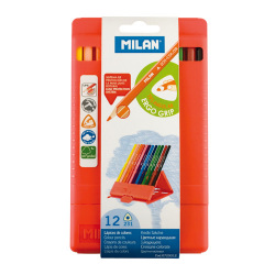 Milan farebné pastelky trojhranné 12 ks box