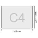 Obálka C4 transportná 325x220+15 mm 50 ks