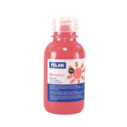 Farba temperová MILAN Fluo - korálová 125 ml