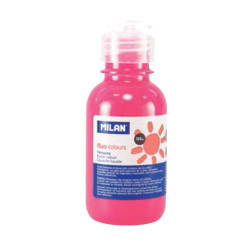 Farba temperová MILAN Fluo - ružová 125 ml