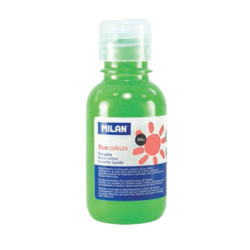 Farba temperová MILAN Fluo - zelená 125 ml