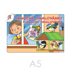 Omaľovánka A5 Vianoce