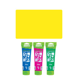 JUNIOR: Akrylová farba - citrónová žltá 120 ml