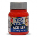 ACRILEX farba na textil, Tomato Red (červená) 37 ml