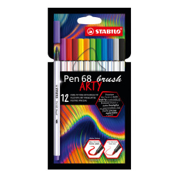 Stabilo fixy ARTY Pen 68 brush sada 12 ks