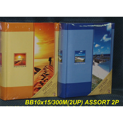 Fotoalbum BB 10x15 cm, 300M, 2-up assort 2P