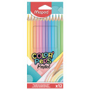 MAPED Farebné ceruzky Color' Peps Pastel 12 ks