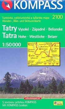 Tatry Vysoké,  Západné,  Belianské 1:50 000