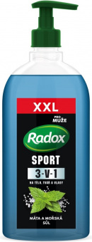 Radox Sport Sprchový gél 3v1 750 ml