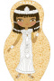 Oblékáme egyptské panenky FARAH, omaľovánky (Charlotte Segond-Rabilloud)