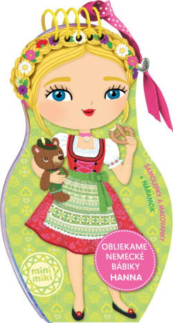 Obliekame nemecké bábiky HANNA – Maľovanky (Charlotte Segond-Rabilloud)